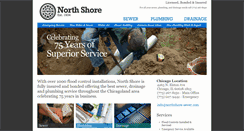 Desktop Screenshot of northshore-sewer.com